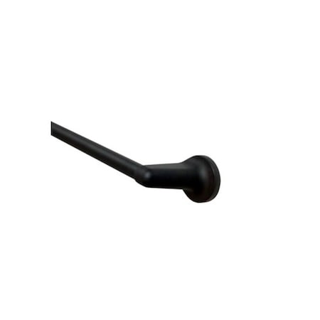 Orca Hardware Toilet Paper Holder With Plastic Tube, BL Black Finish 2752-BL